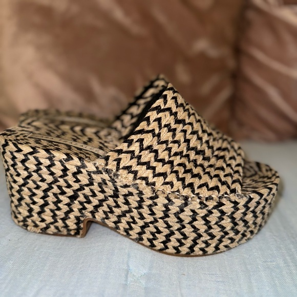 Zara Woven Platform Mules - Picture 6 of 11